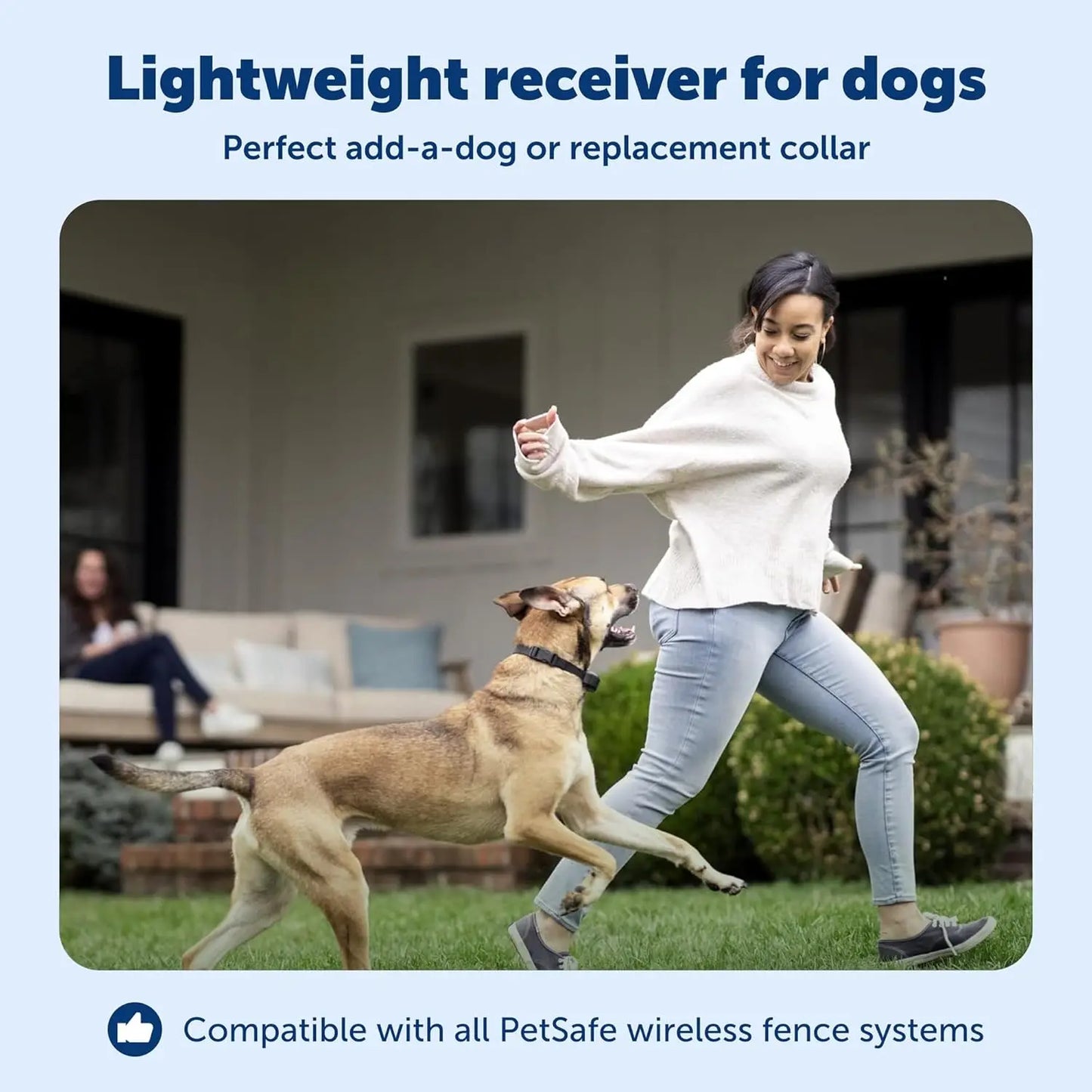 Stay And Play Wireless Pet Fence Receiver Collar For Dogs And Cats Rechargeable