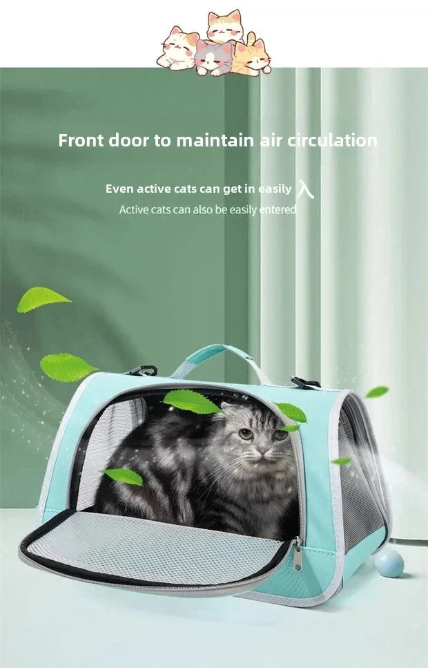 Portable Pet Carrier Handbag for Cats and Dogs Shoulder Bag