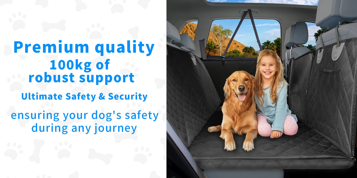 BINGOPAW Waterproof Dog Car Seat Cover and Travel Hammock Extender