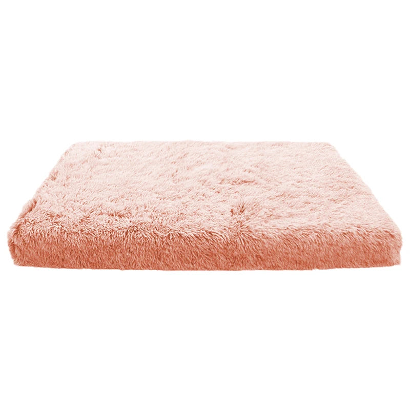Plush Dog Bed Mat For Pets Removable Washable Cover