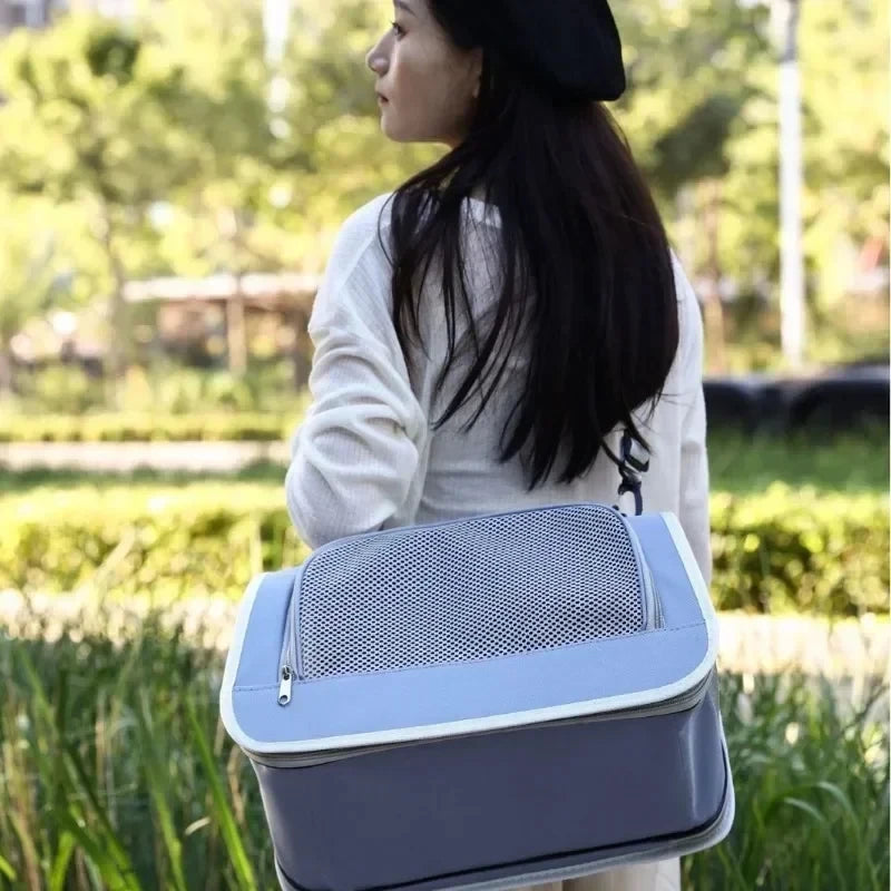 Portable Pet Carrier Handbag for Cats and Dogs Shoulder Bag