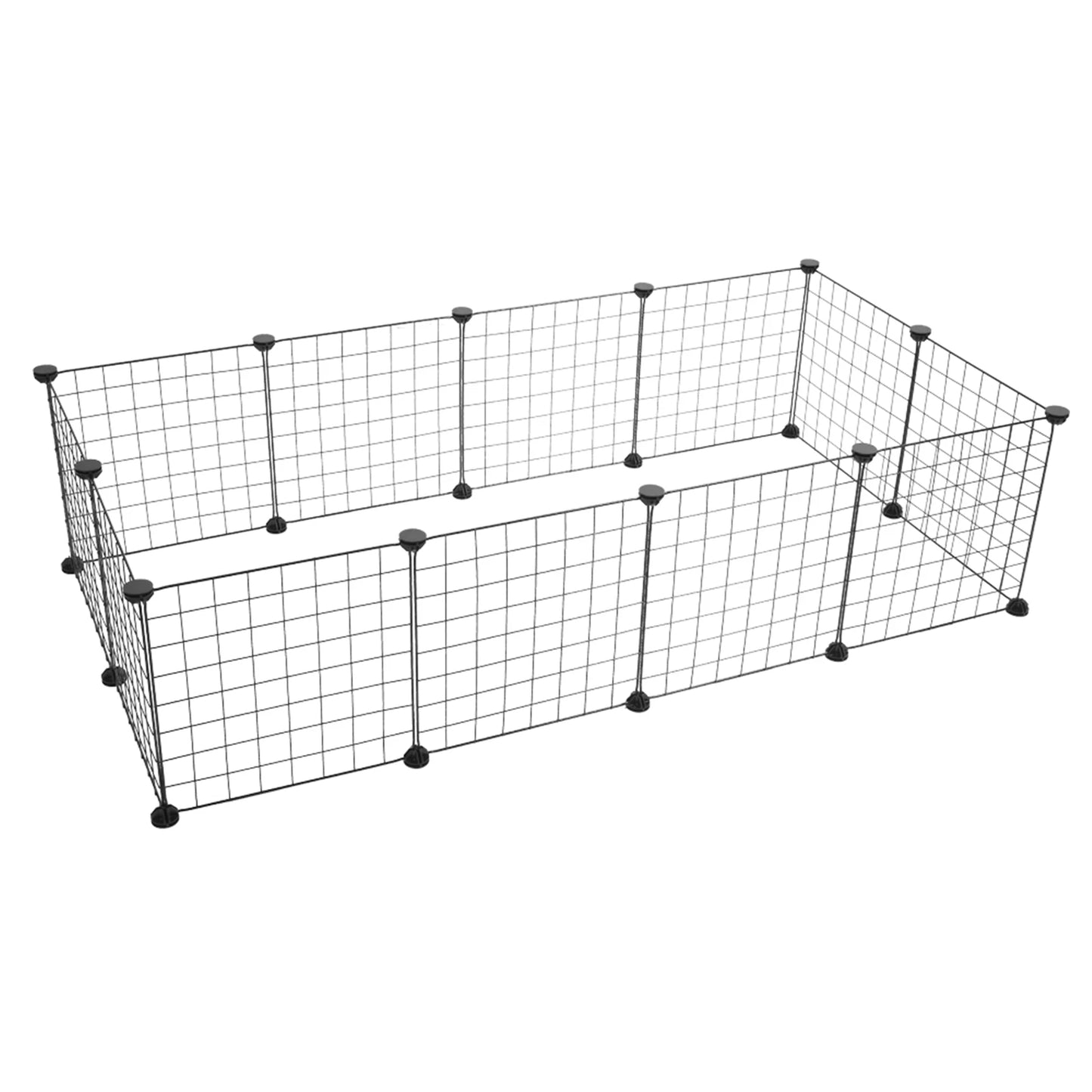 Portable Metal Wire Pet Playpen For Small Animals Guinea Pigs Rabbits
