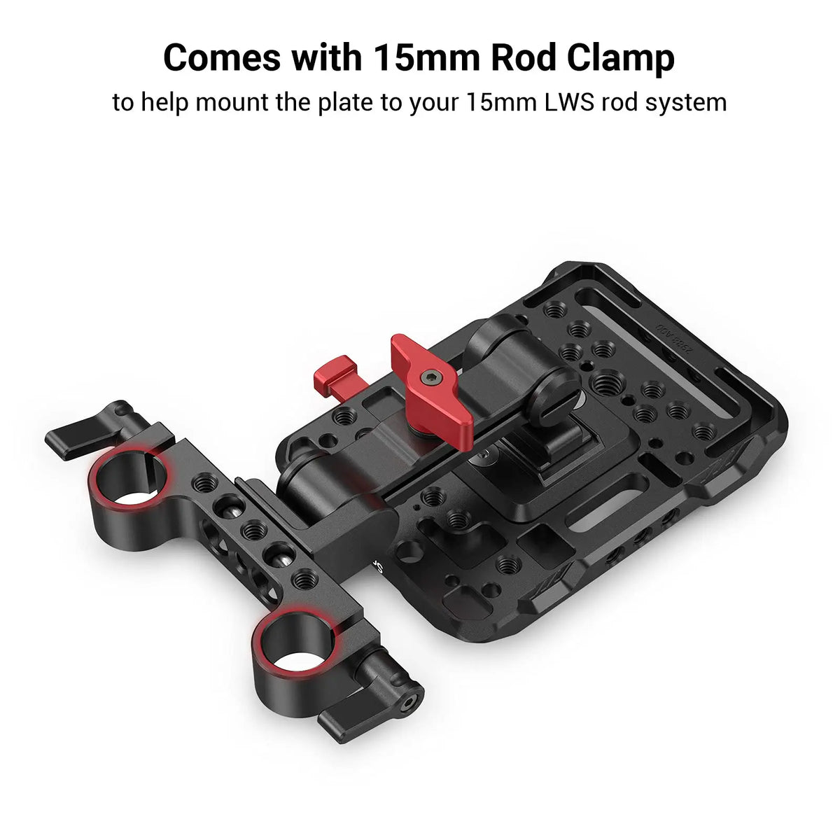 SmallRig V Mount Battery Plate With Adjustable Arm And Rod Clamp