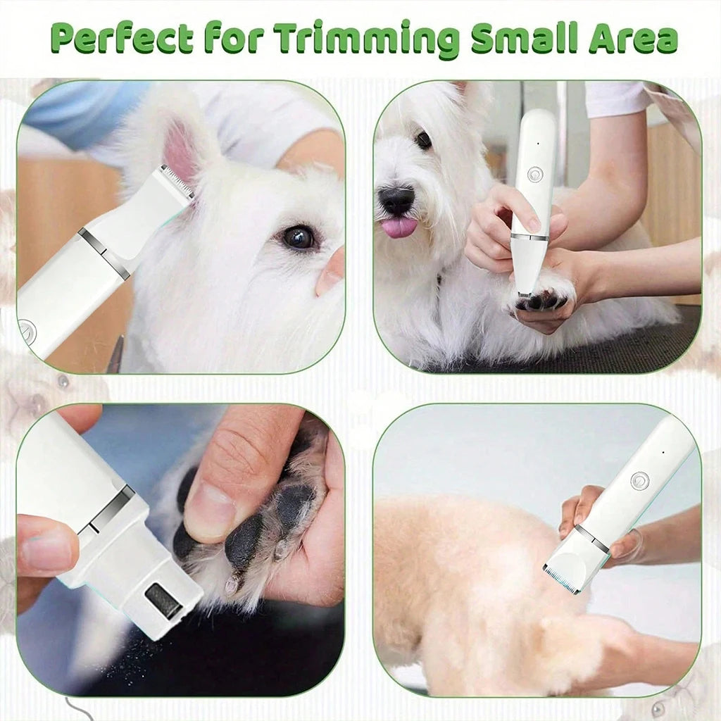 Shuyu 4-In-1 Pet Hair Clipper Cordless Dog Cat Grooming Kit