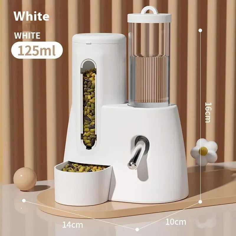 2 In 1 Hamster Feeder And Waterer Automatic Dispenser