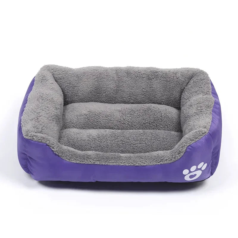 BPEDT Warm Plush Dog Bed With Waterproof Bottom For Pets