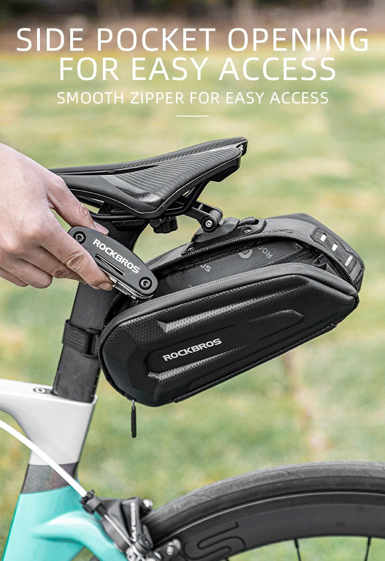 ROCKBROS Waterproof Shockproof Bicycle Rear Seatpost Bag With Quick Release