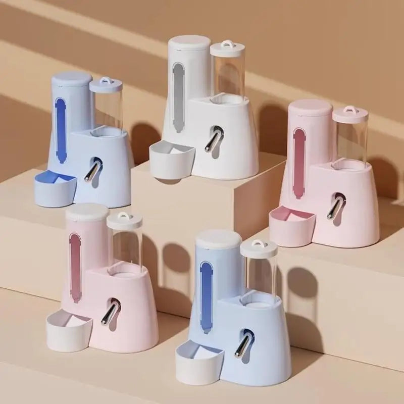 2 In 1 Hamster Feeder And Waterer Automatic Dispenser