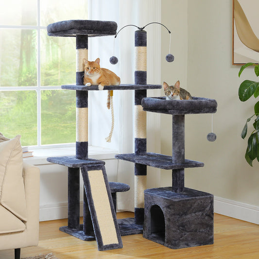 PAWZ Road Multi Level Cat Tree Tower With Sisal Posts