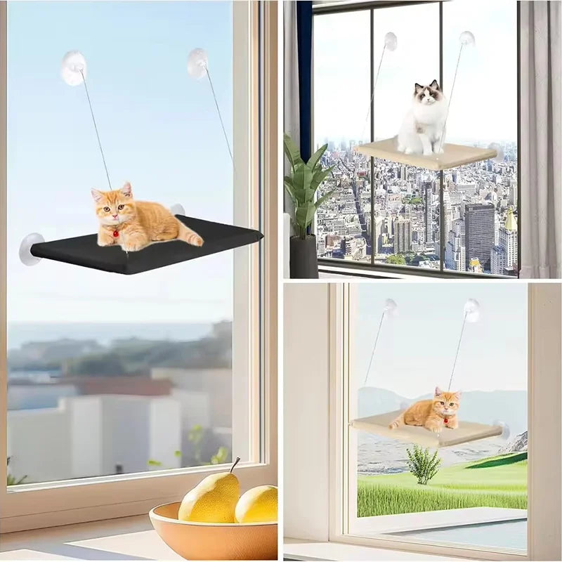 Cat Window Hanging Hammock Bed With Suction Cup All Seasons
