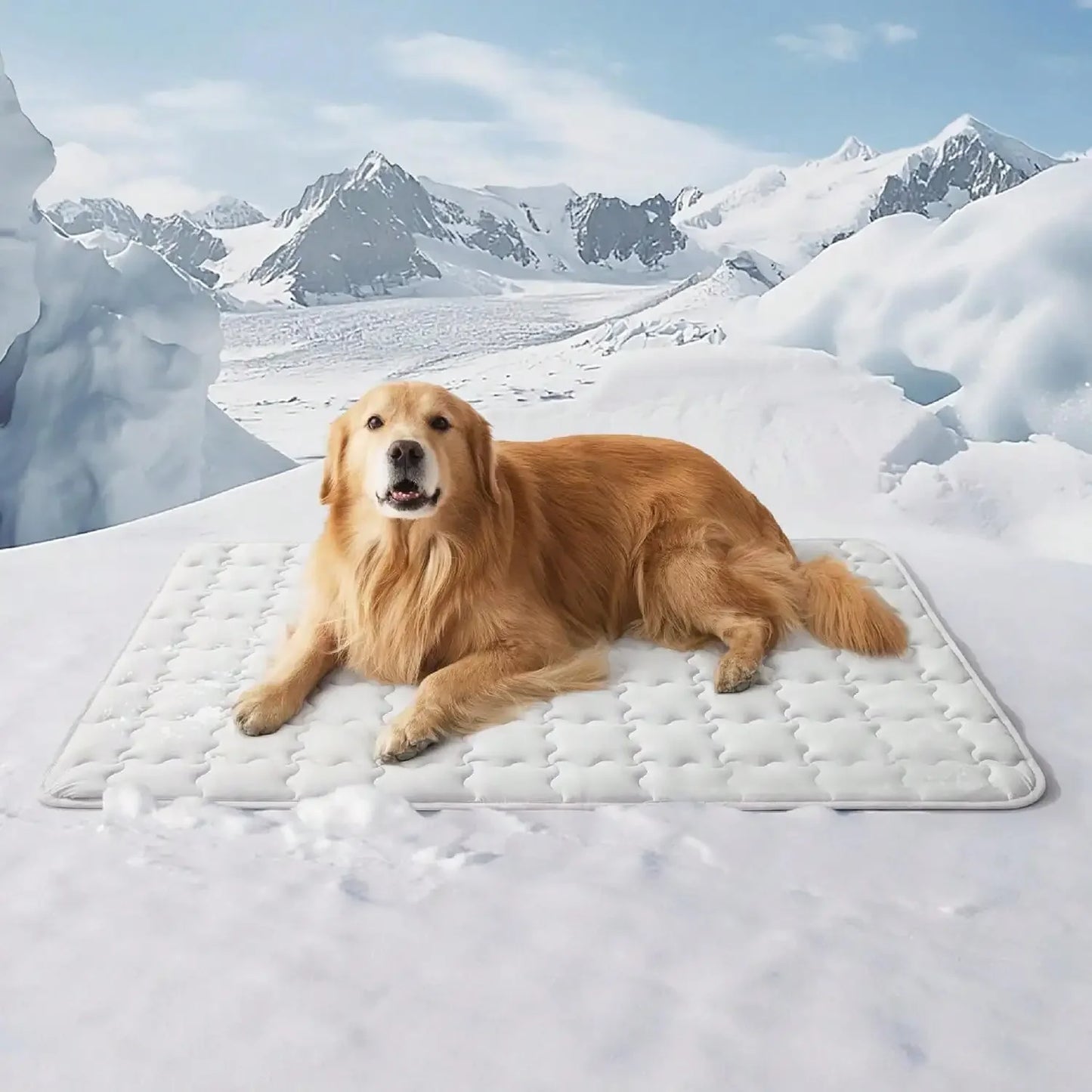 Summer Pet Cooling Mat For Dogs And Cats Self Cooling Pad Breathable Bed