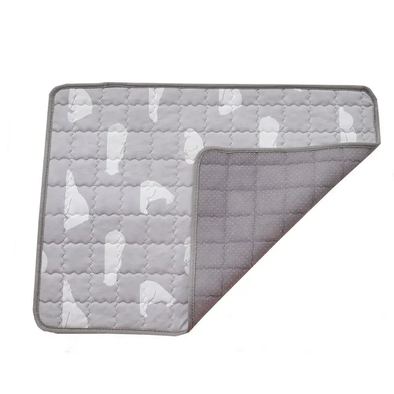 Pet Cooling Mat for Dogs and Cats Ice Silk Mattress