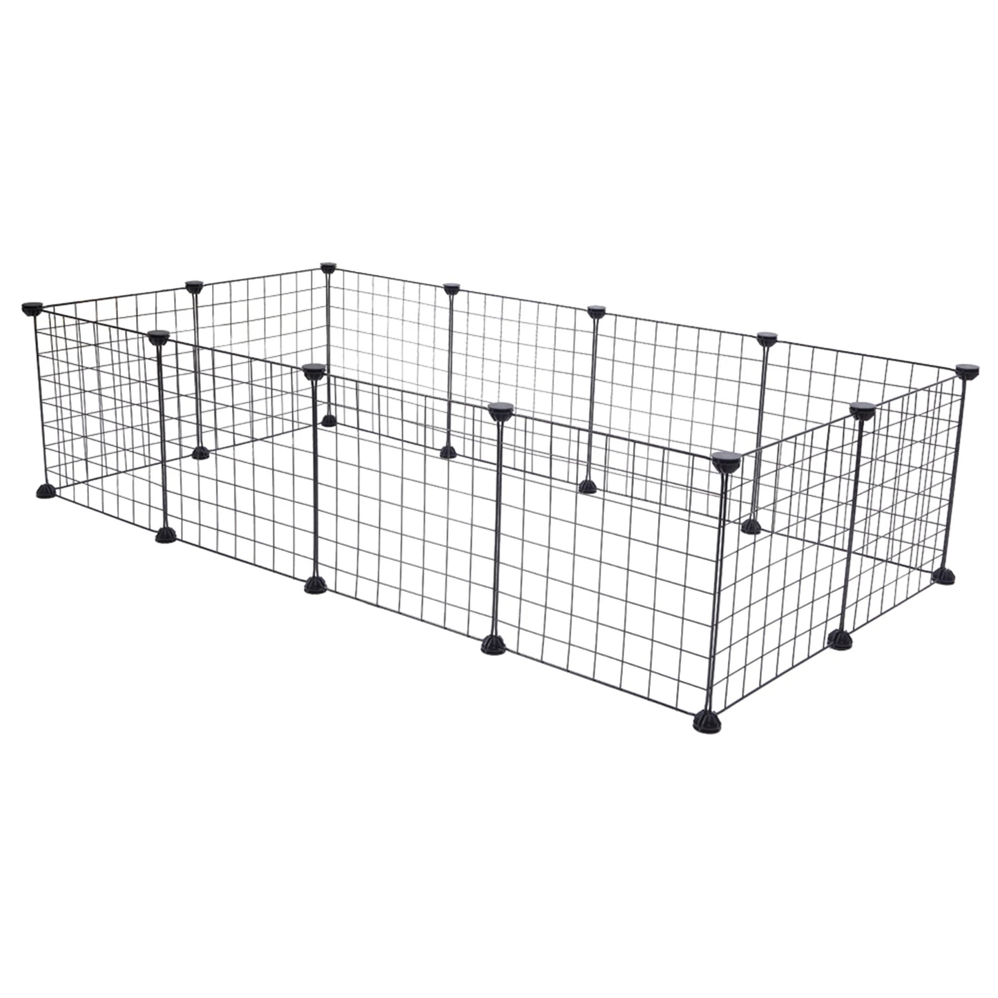 Portable Metal Wire Pet Playpen For Small Animals Guinea Pigs Rabbits