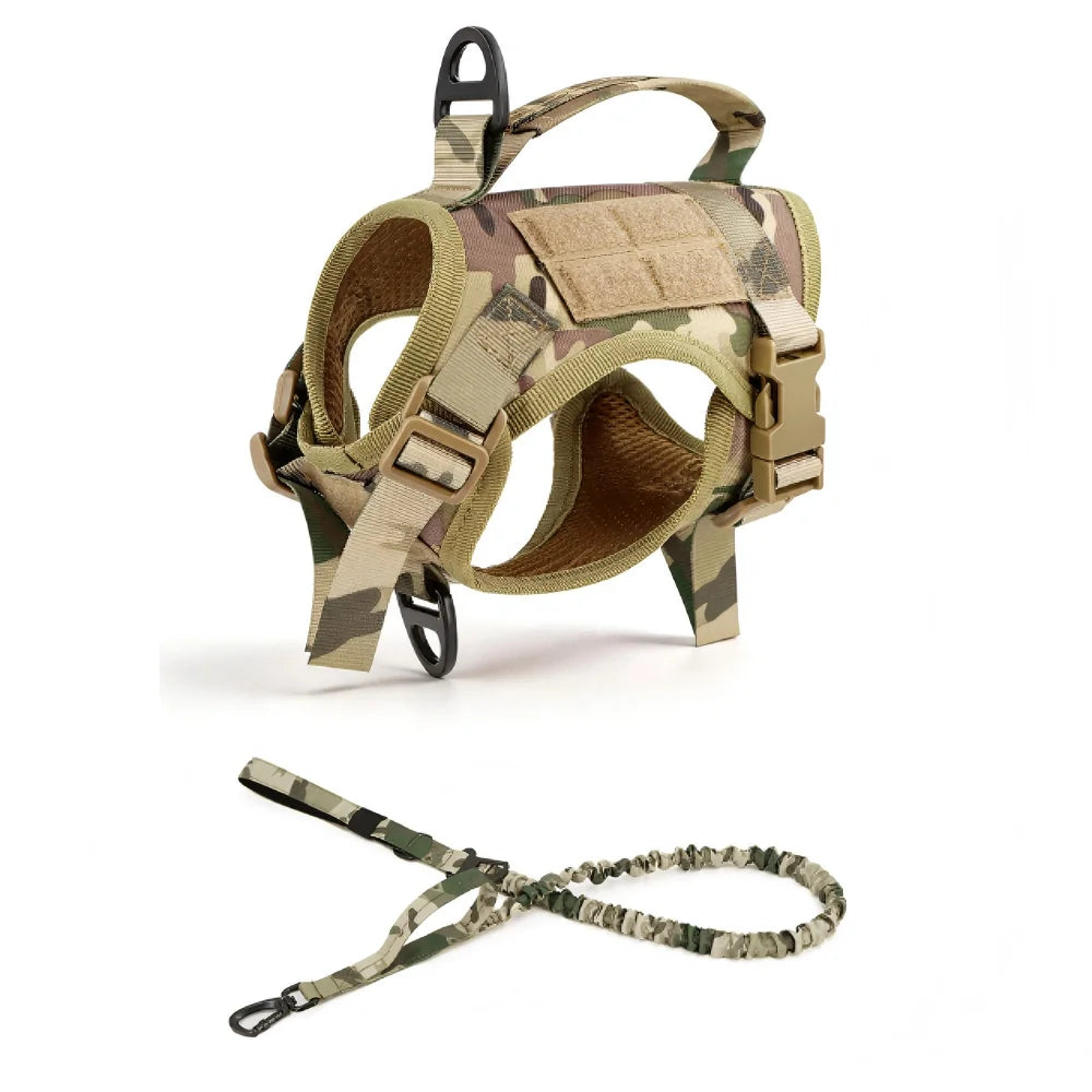 PETRAVEL Tactical Cat Harness Vest and Leash Set for Walking