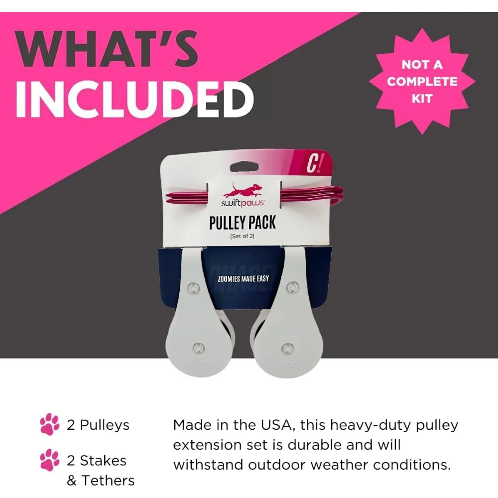 Swift Paws Field Pulley Set Expansion For Home Lure Courses