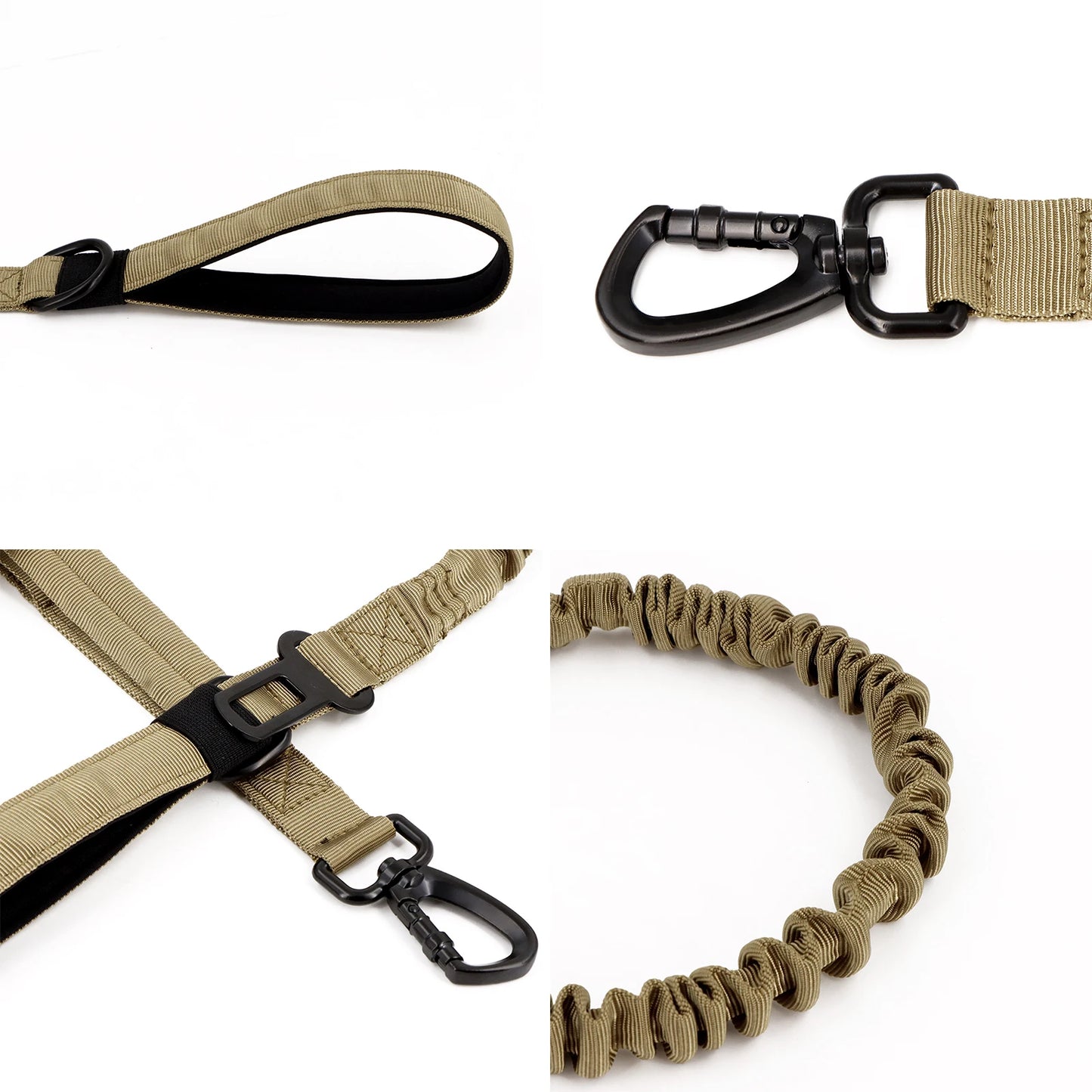Tactical Dog Harness With Molle Pouches For Durable Nylon