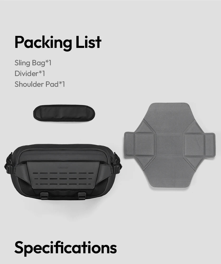 Ulanzi TAI Outdoor Camera Sling Bag for Photography Accessories