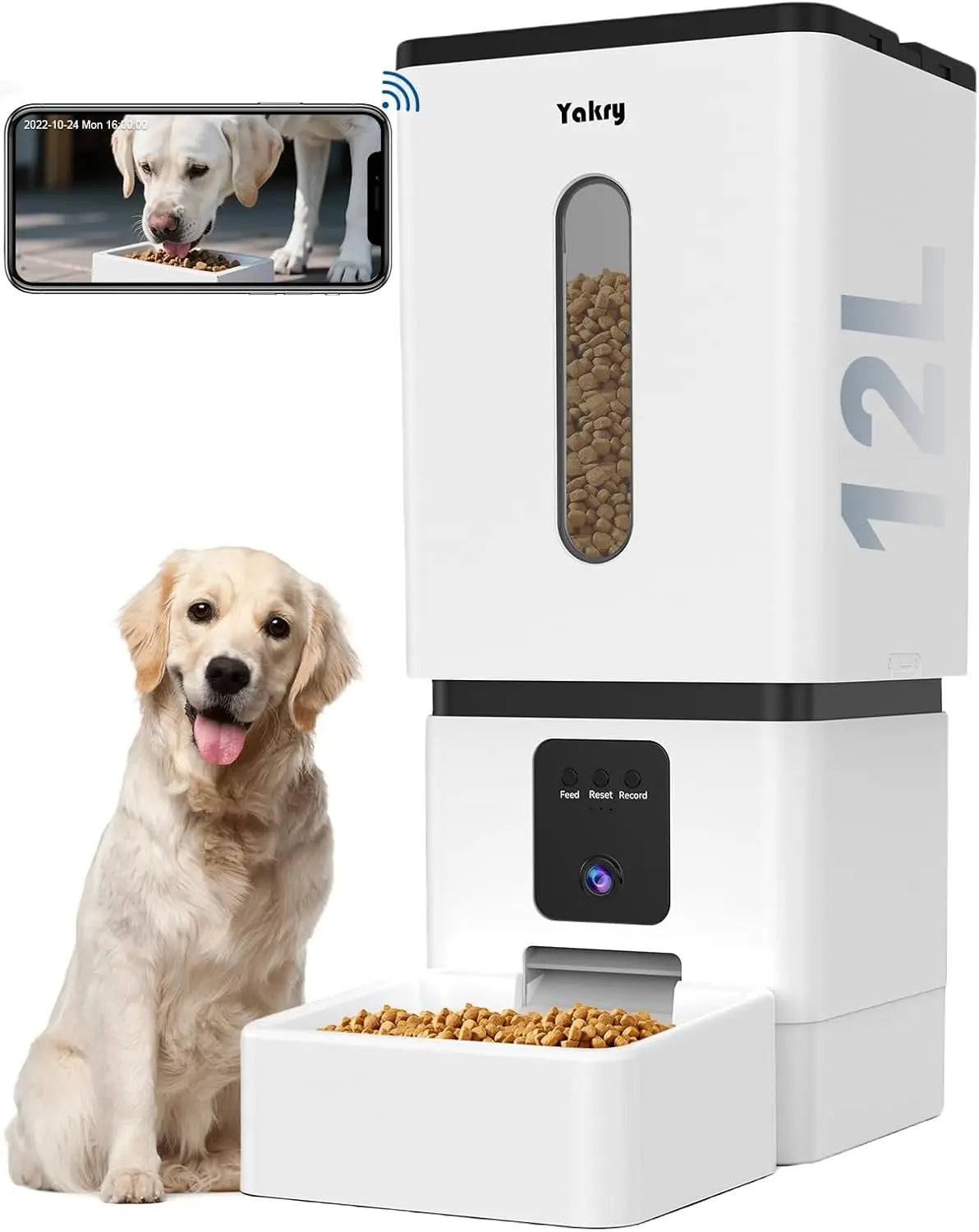 Smart Dog Feeder With Camera HD And WiFi App Control