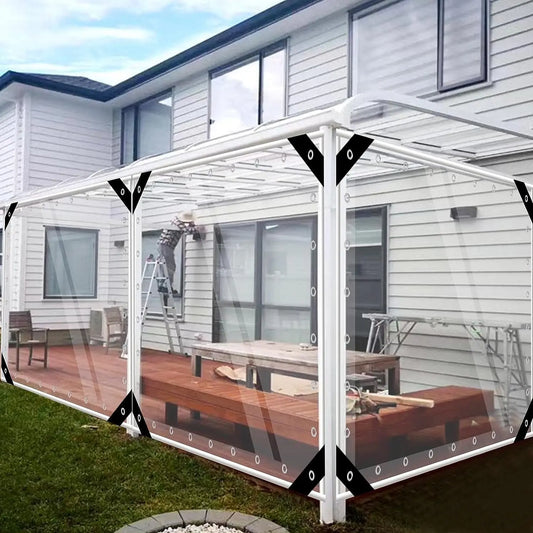 Waterproof PVC Tarpaulin With Eyelets for Garden Furniture and Greenhouses