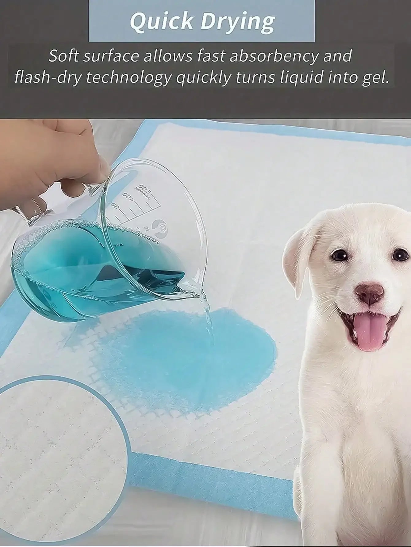 Pet Pee Pad Training Diapers 100 Pcs Thickening for Dogs