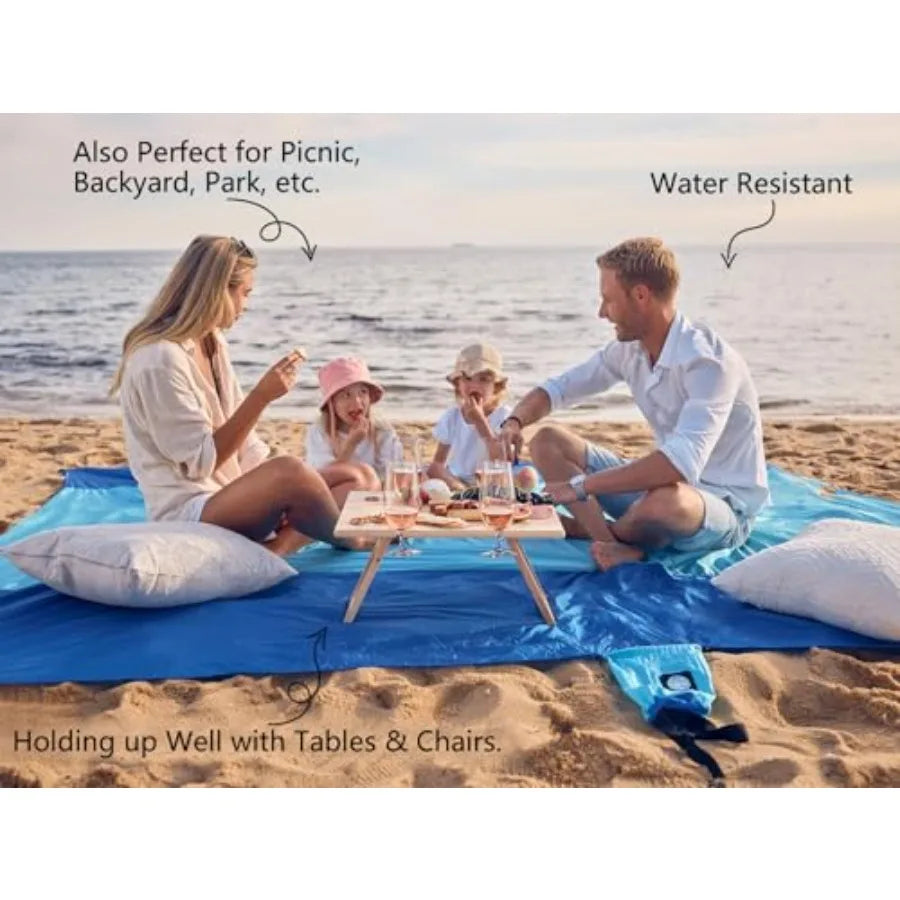 Sandproof Beach Blanket Waterproof Beach Mat Quick Dry