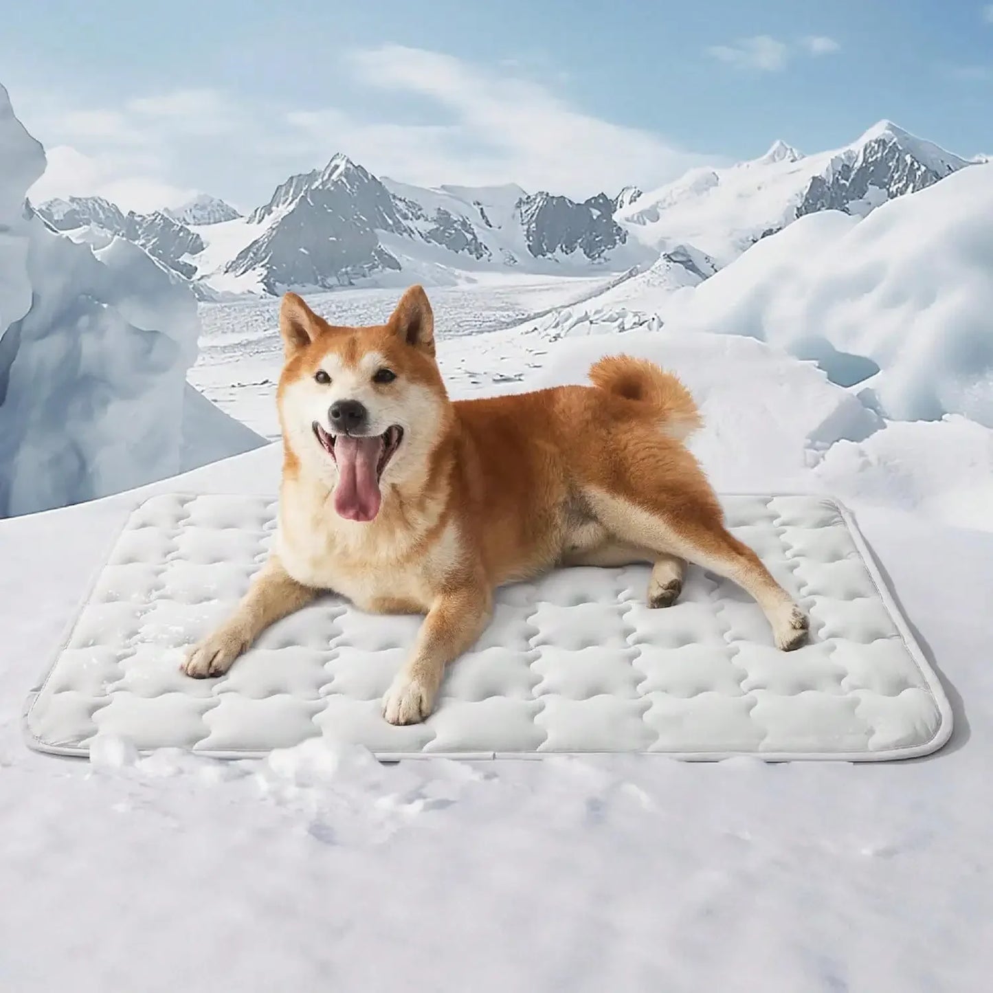 Summer Pet Cooling Mat For Dogs And Cats Self Cooling Pad Breathable Bed