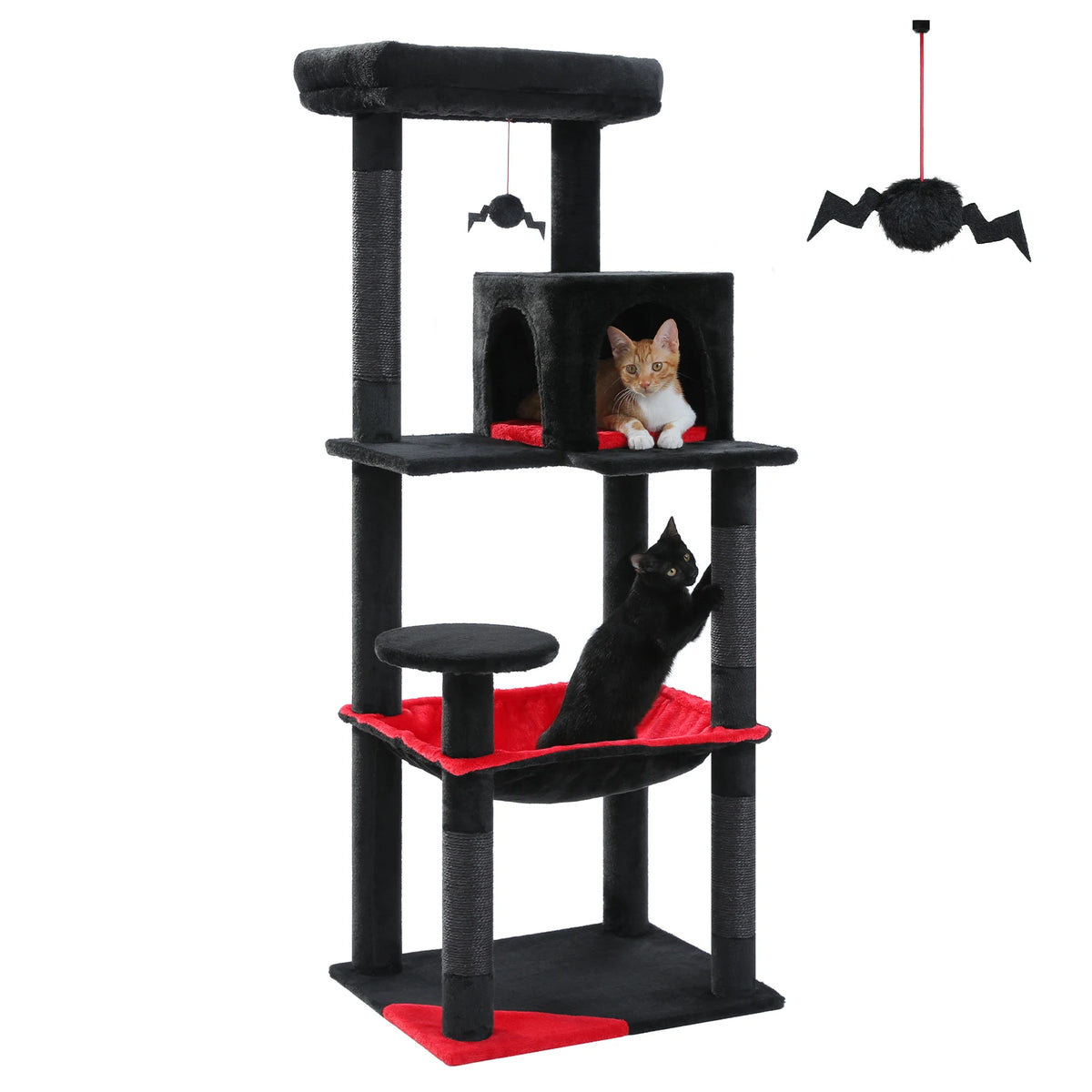 Pawz Road 5 Level Cat Tower For Large Cats Sisal Scratcher