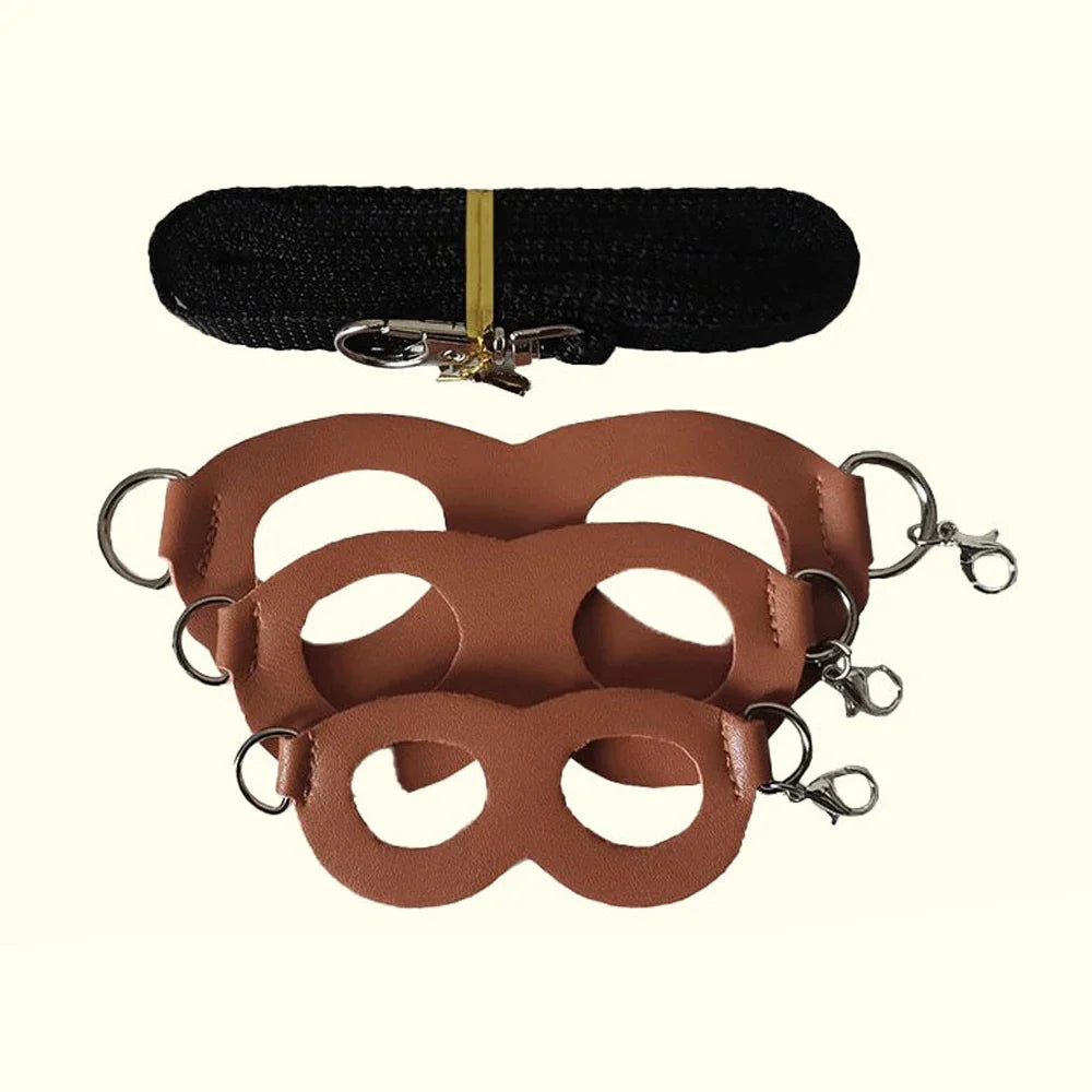 Small Animal Harness Leash Set Escapeproof Adjustable Collar