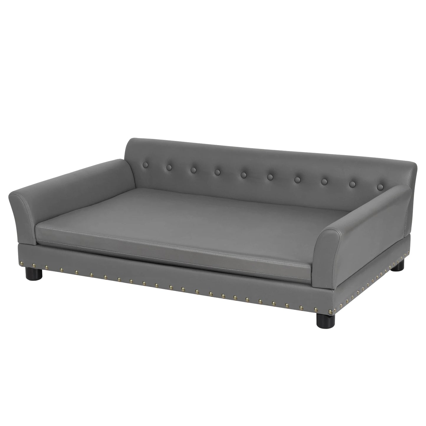 BINGOPAW Rectangle Elevated Dog Bed Durable Sofa