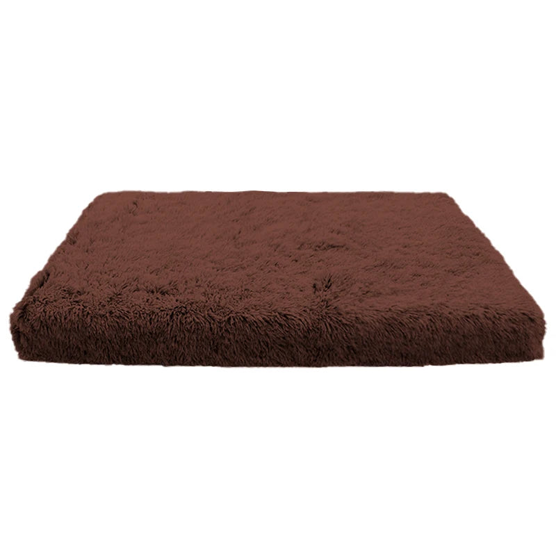 Plush Dog Bed Mat For Pets Removable Washable Cover