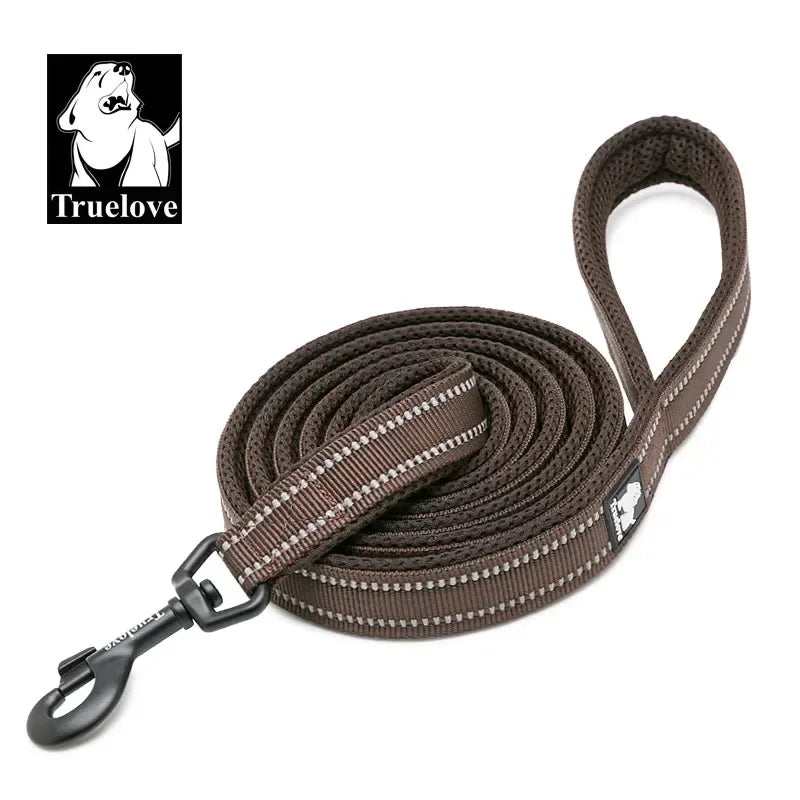 Truelove Reflective Padded Nylon Pet Leash For Dogs And Cats