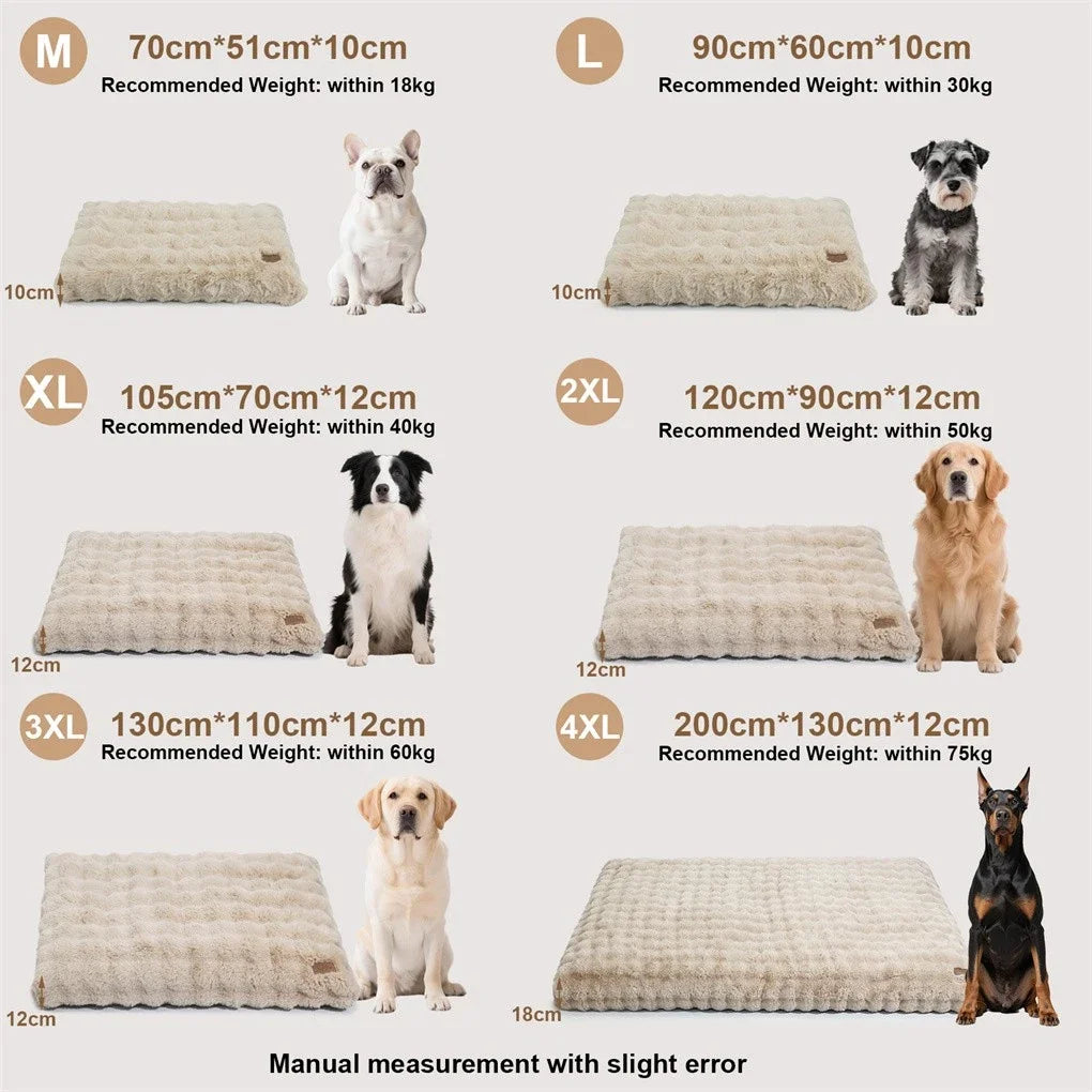 BINGOPAW Ultra Soft Dog Bed With Removable Cover Machine Washable