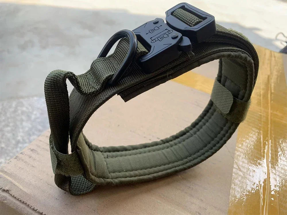 PETRAVEL Tactical Dog Training Collar Leash Set With Control Handle