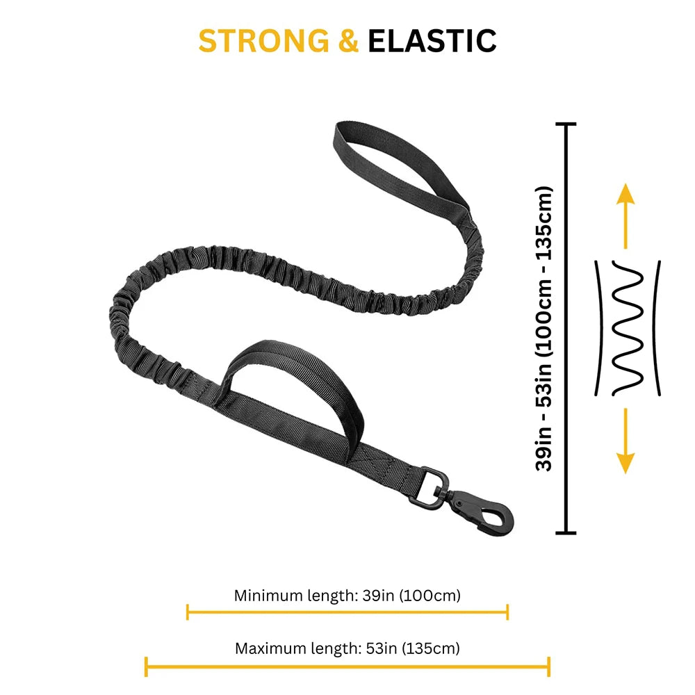 Tactical Dog Harness Leash Set For Large Malinois No Pull