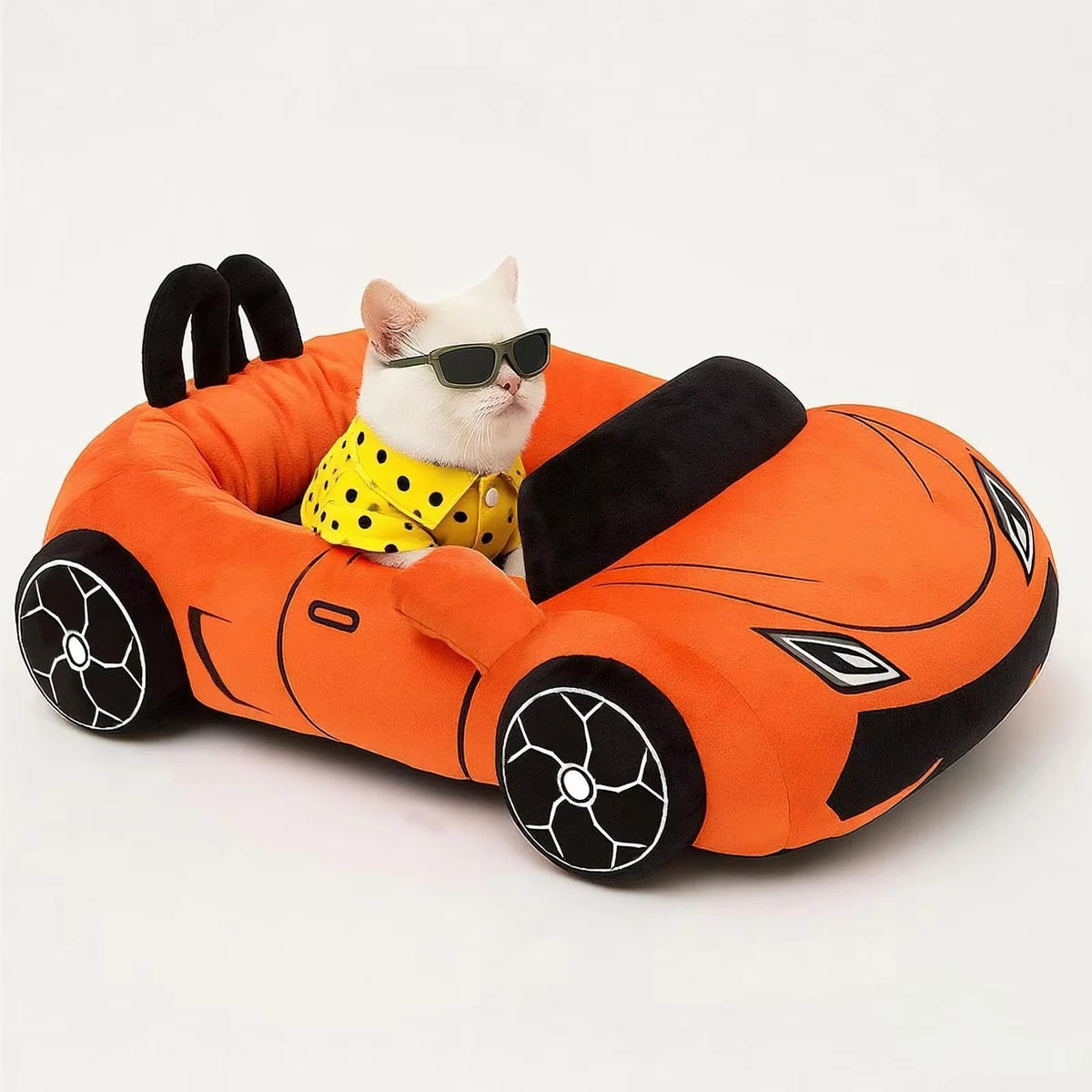 CWV Supercar Cat Bed Soft Washable Cozy Pet Sleeping Mat