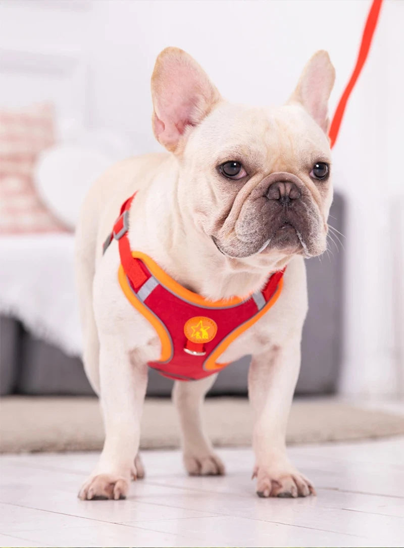 Nylon Reflective Dog Harness Vest Soft Mesh Breathable