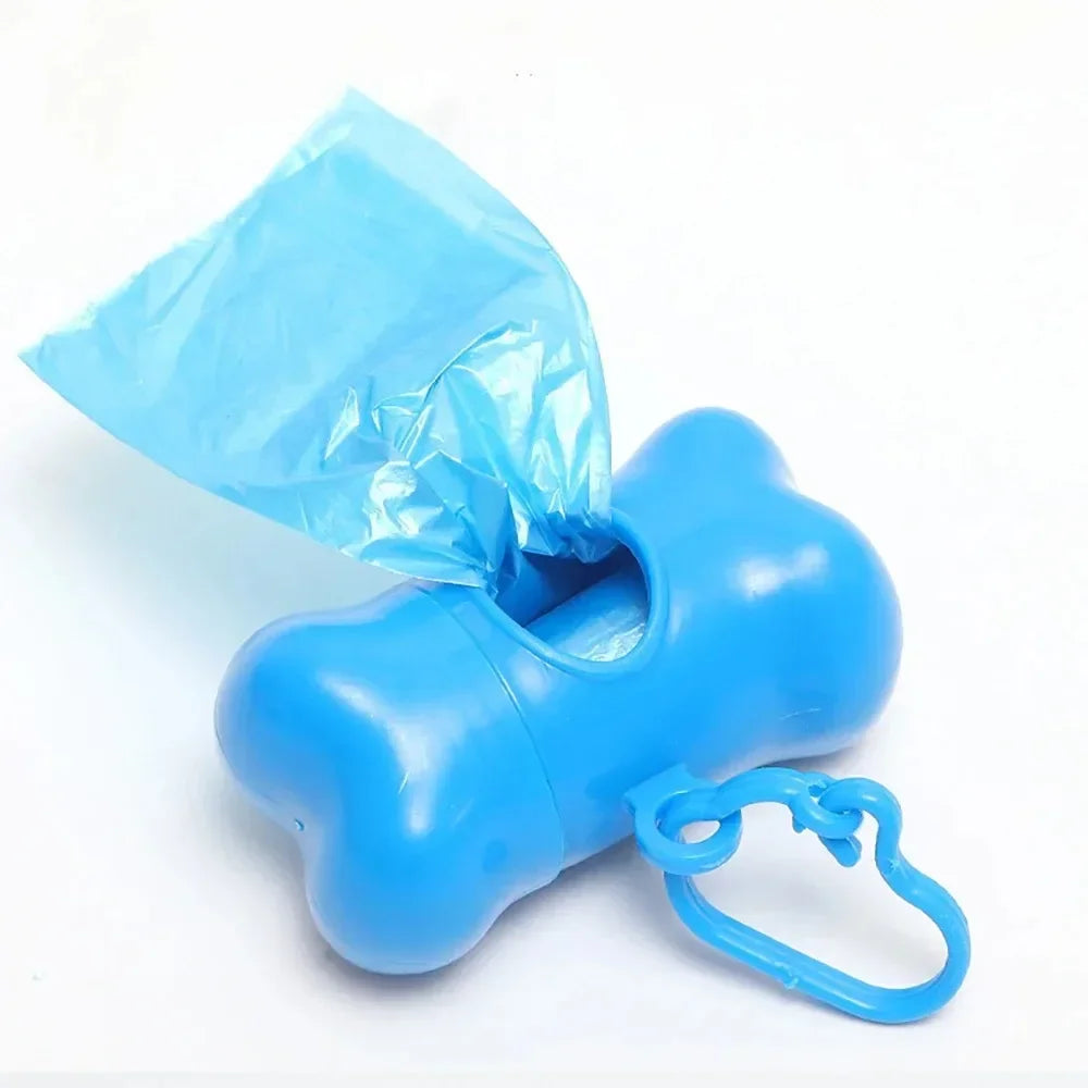 Bone Shaped Dog Waste Bag Dispenser With Sling Strap