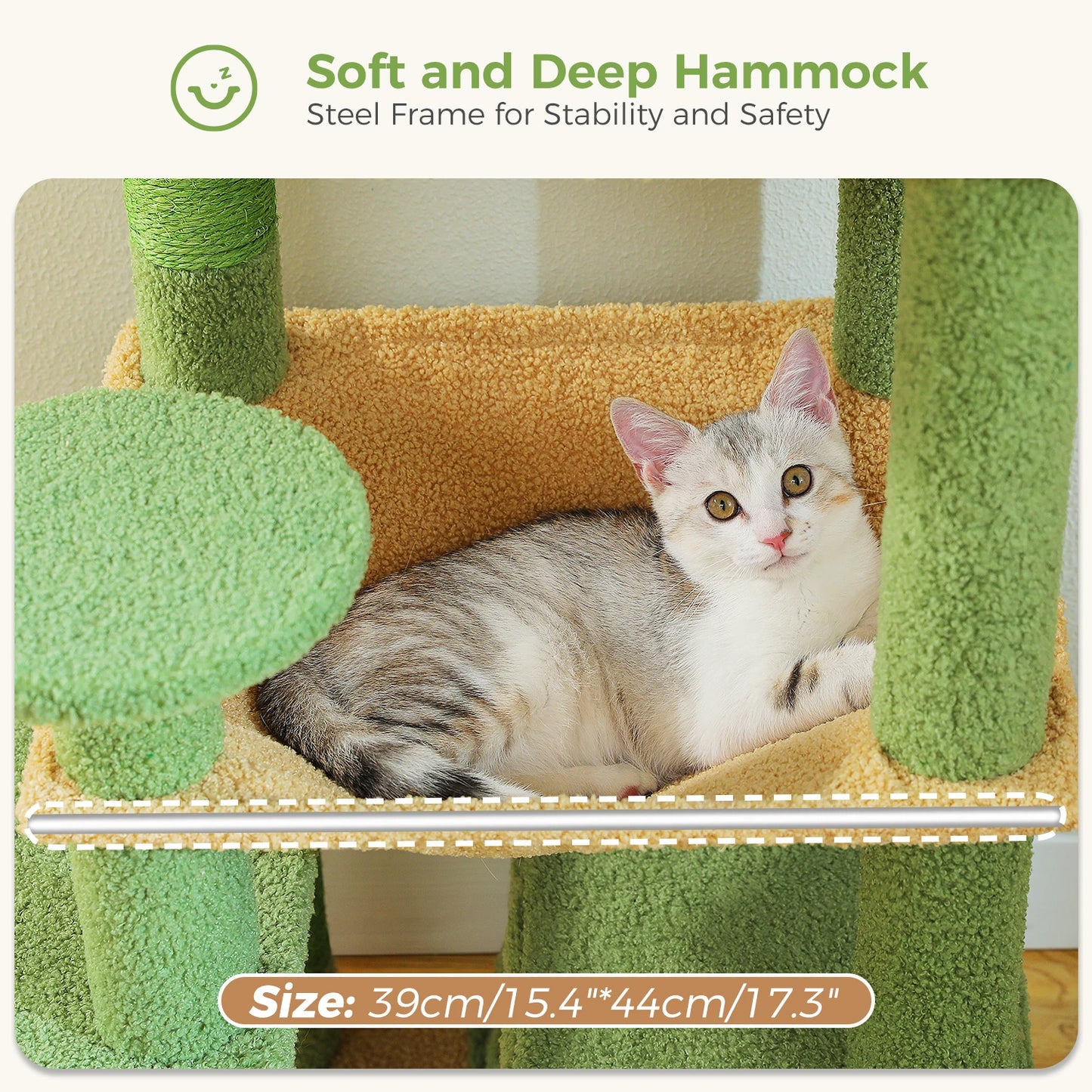 PEQULTI Cat Tree Tower Six Levels With Perches And Condos