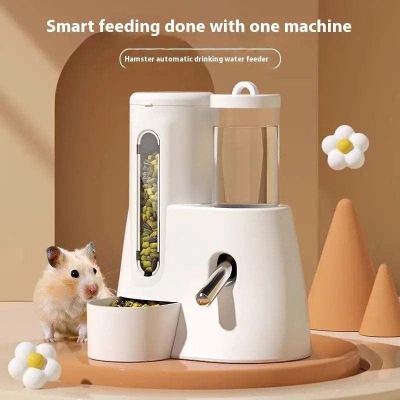 2 In 1 Hamster Feeder And Waterer Automatic Dispenser