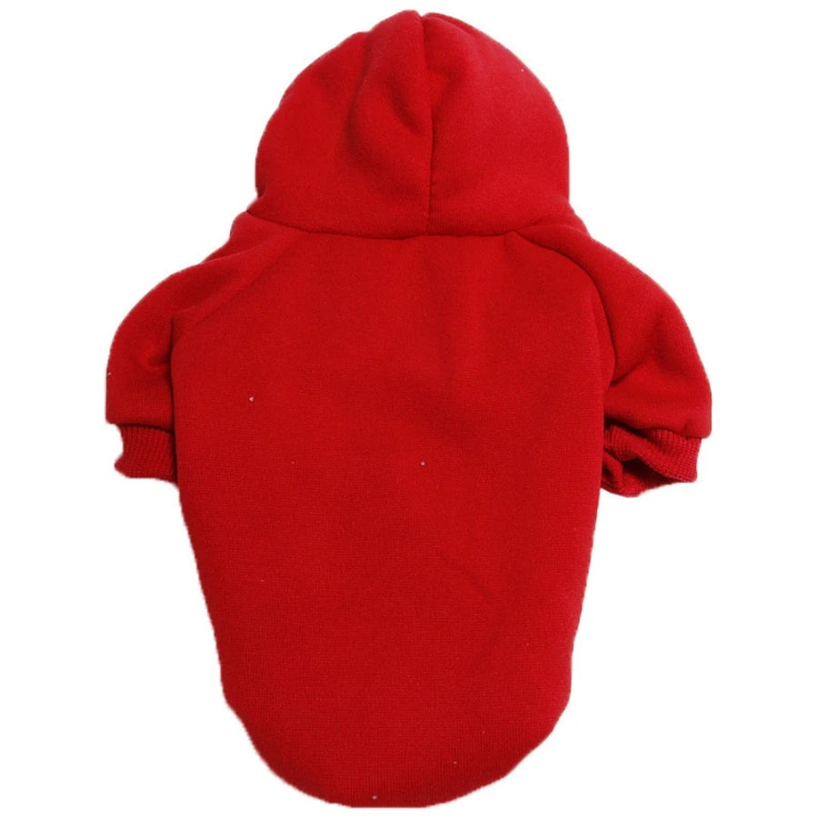 NONECN Dog Winter Hooded Sweatshirt Warm Coat for Dogs