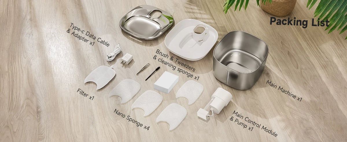 APETDOLA Wireless Cat And Dog Water Fountain With Auto Sensor