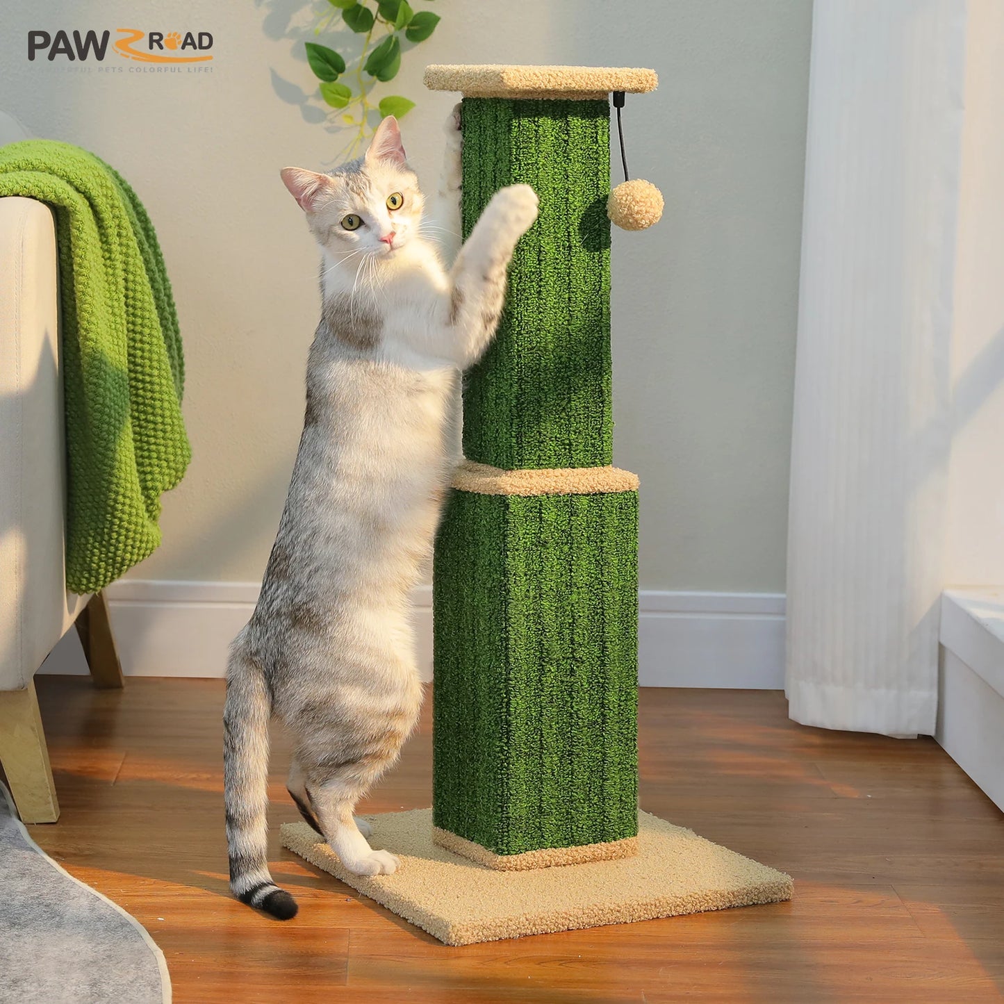 PAWZ Road Cat Scratching Post Indoor Woven Sisal Ball