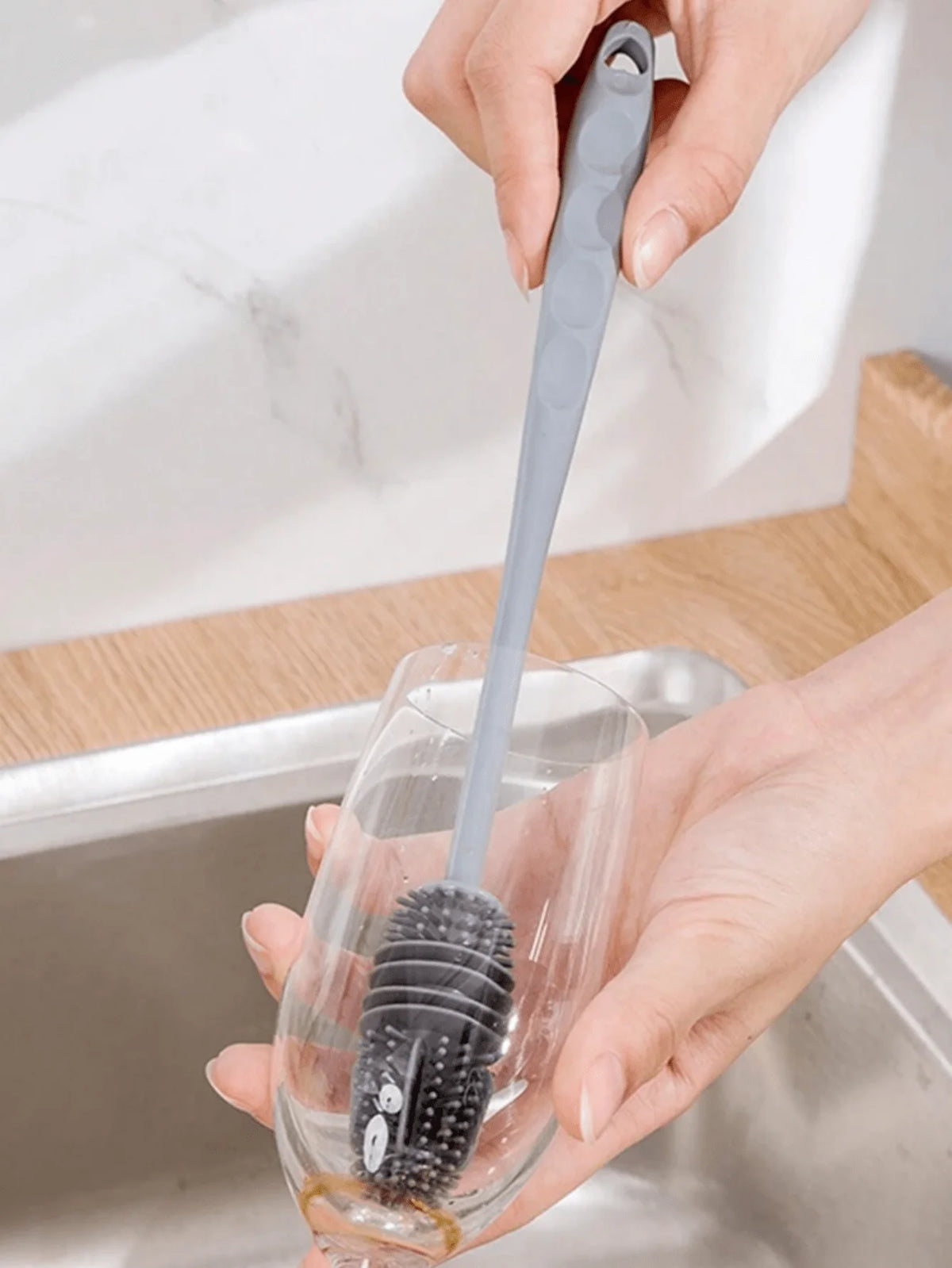 Multi Purpose Silicone Cup And Bottle Brush Household Cleaner