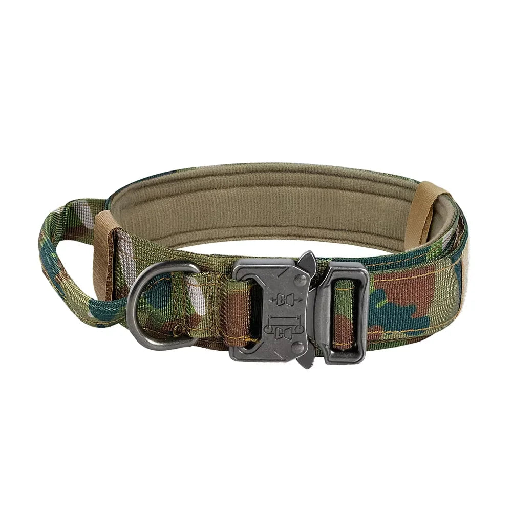 PETRAVEL Tactical Dog Training Collar Leash Set With Control Handle