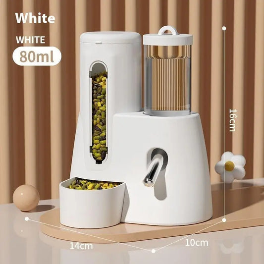 2 In 1 Hamster Feeder And Waterer Automatic Dispenser