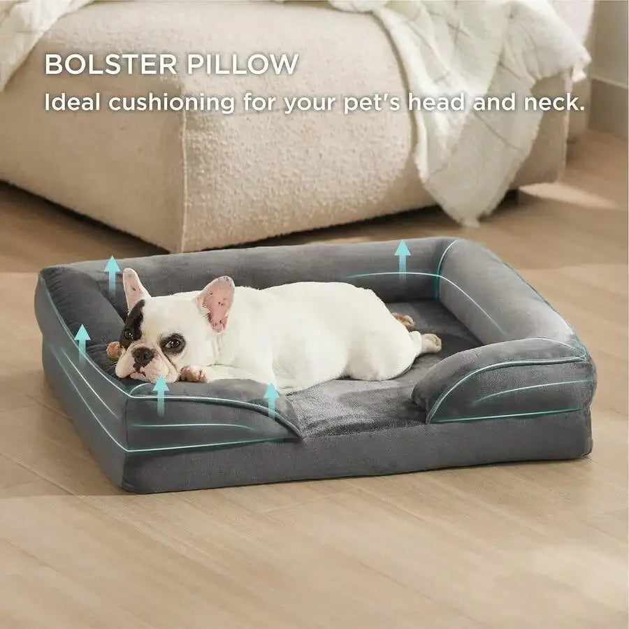 Orthopedic Pet Sofa Bed With Removable Washable Cover