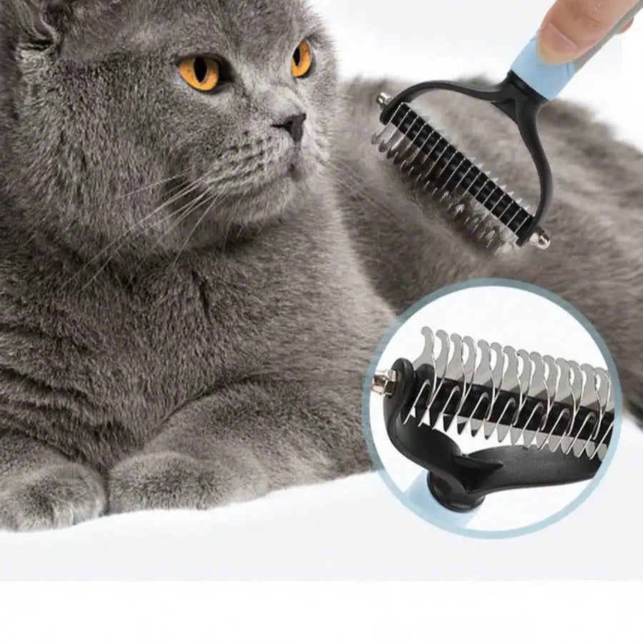 Pet Detangling Comb Dual-Sided Brush For Cats And Dogs