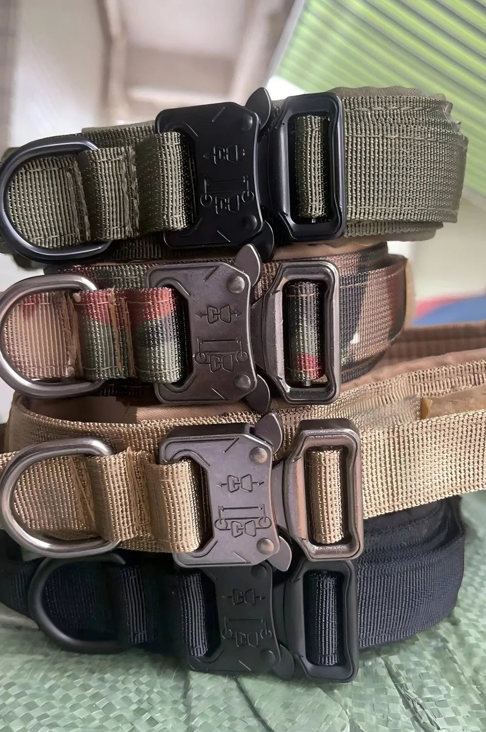 PETRAVEL Tactical Dog Training Collar Leash Set With Control Handle