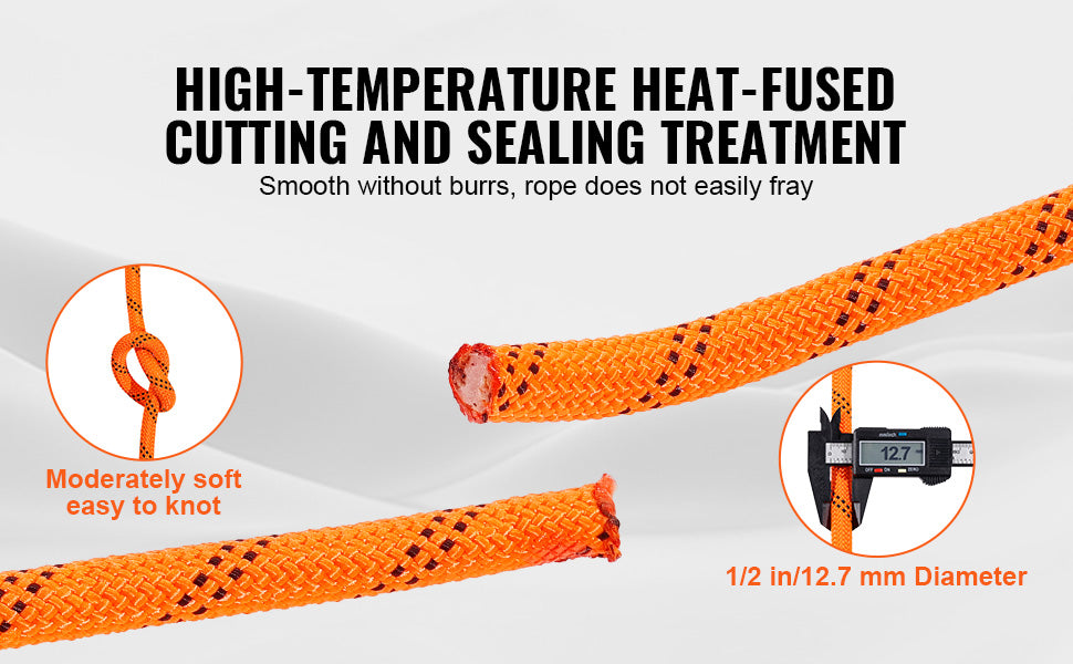SucceBuy 48 Strand Polyester Utility Rope for Camping and Rescue